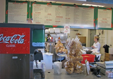 Fast Food Mexican Franchise Inside Gas Station W/ Drive Through