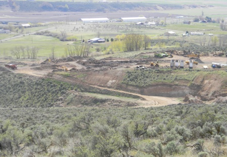 72 Acre WA Rock Quarry for Sale with Rental Homes and Easy Access to I-90 