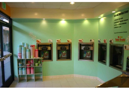 Self Serve Yogurt Shop in Mall Location
