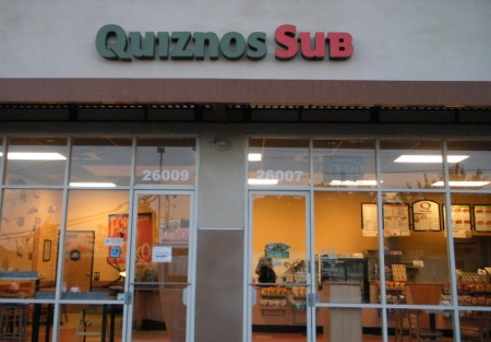 San Francisco East Bay area Quiznos Sub Franchise