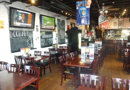 College area Bar and Grill/Sushi on the campus! 