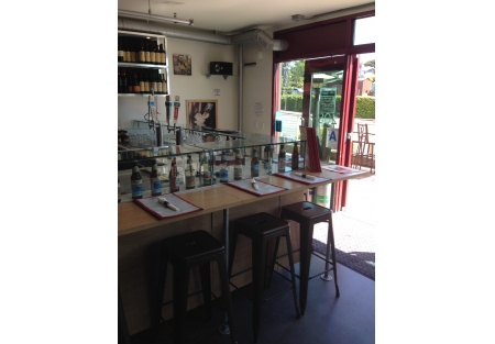 Coastal San Diego Pizza-sports bar- Plenty of parking (rare)