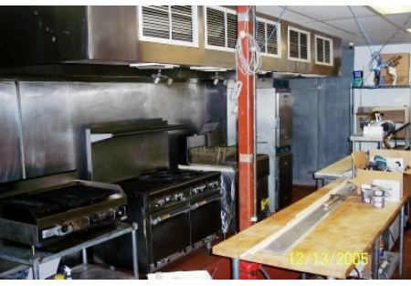 Restaurant with Large Kitchen & Dining Room Needs Concept