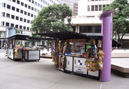 New York Style Deli & Hot Dog Kiosk in busy downtown location.