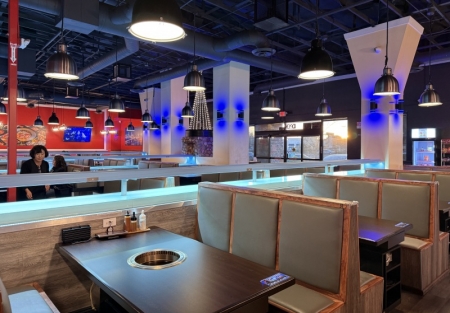 Modern Korean BBQ restaurant for sale in Rancho Cordova shopping plaza