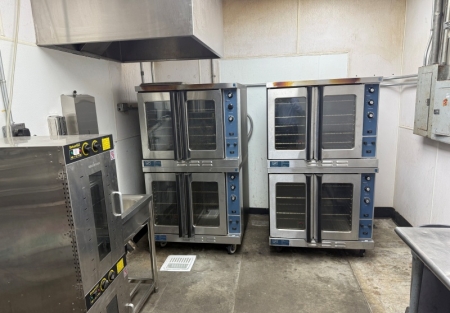Commercial kitchen built for volume-three walk ins-lots of production