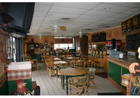 Corner location with lots of street visibility, low rent, healthy menu