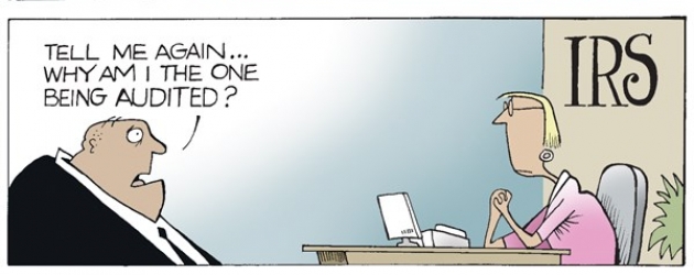 SOMETIMES IT'S GOOD TO GET AUDITED BY THE IRS!